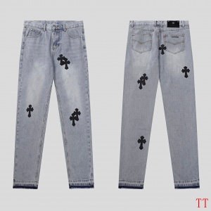 $49.00,Chrome Hearts Straight Cut Jeans For Men # 270982