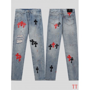 $49.00,Chrome Hearts Straight Cut Jeans For Men # 270983