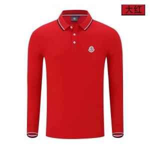 $34.00,Moncler Long Sleeve Polo Shirts For Men Unisex # 271165