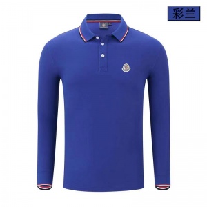 $34.00,Moncler Long Sleeve Polo Shirts For Men Unisex # 271168