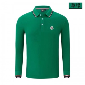 $34.00,Moncler Long Sleeve Polo Shirts For Men Unisex # 271169
