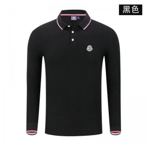 $34.00,Moncler Long Sleeve Polo Shirts For Men Unisex # 271170