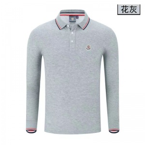 $34.00,Moncler Long Sleeve Polo Shirts For Men Unisex # 271171