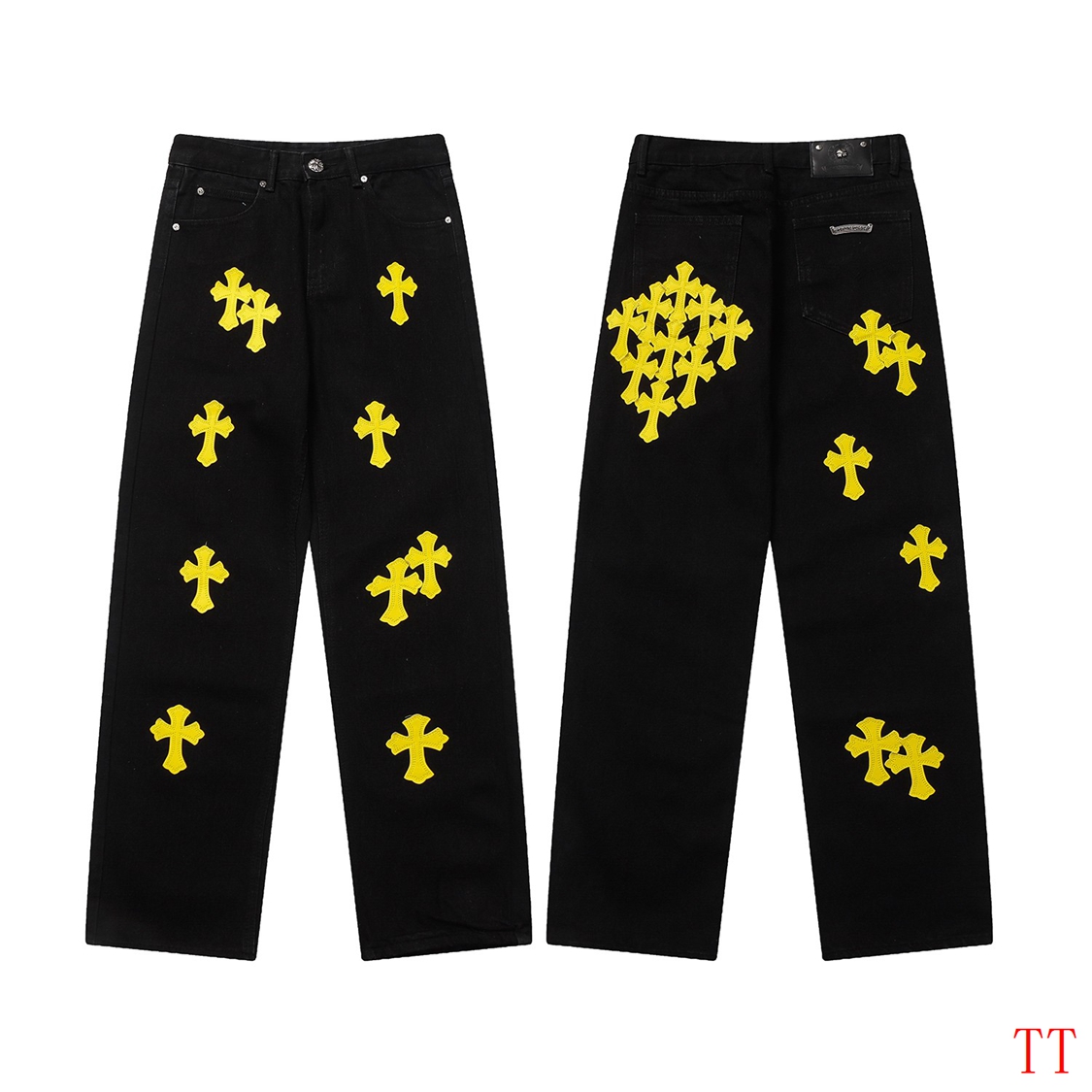 Chrome Hearts Straight Cut Jeans For Men # 270977, cheap Chrome Hearts Jeans, only $49!