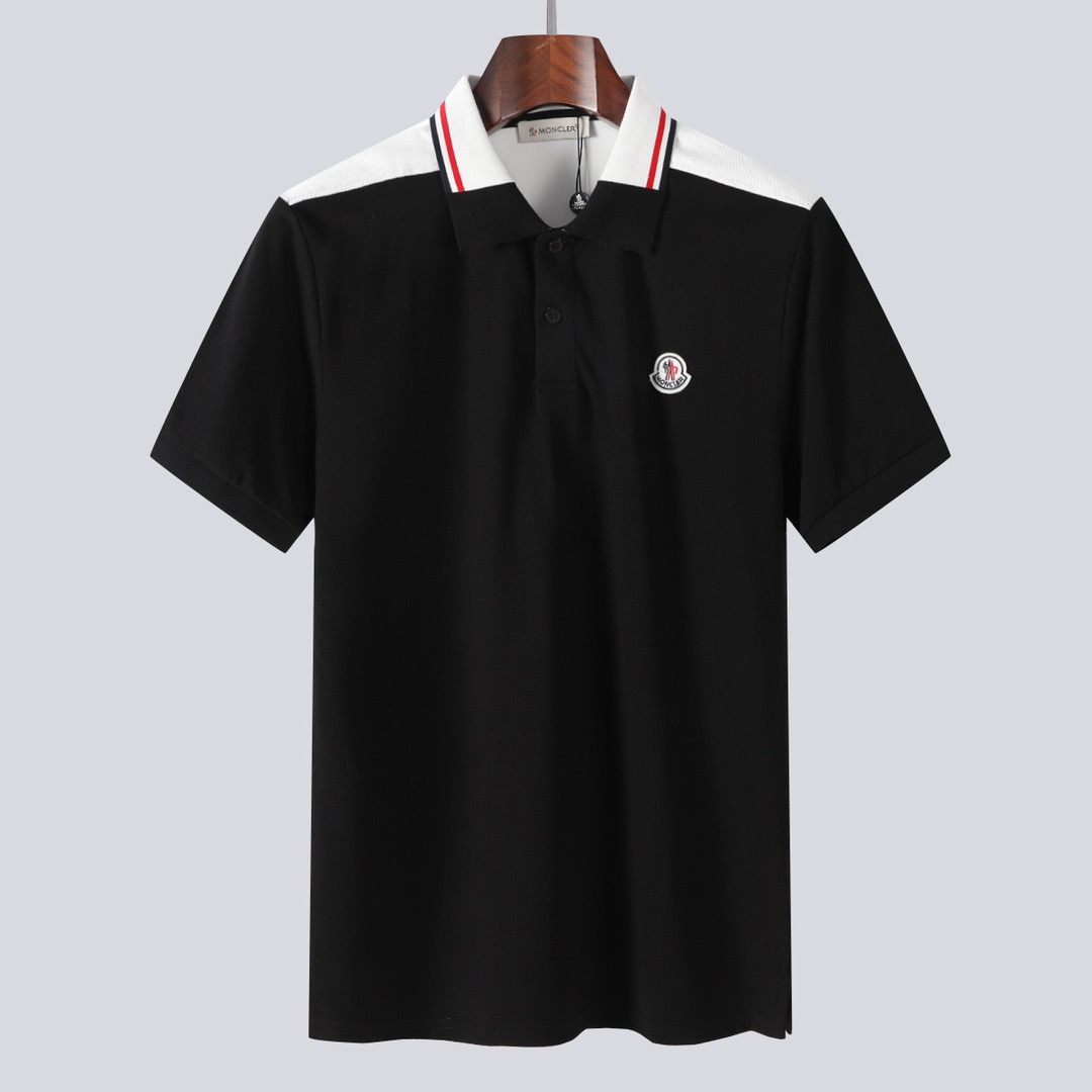 Moncler Short Sleeve Polo Shirts For Men # 271130, cheap Moncler For Men, only $34!