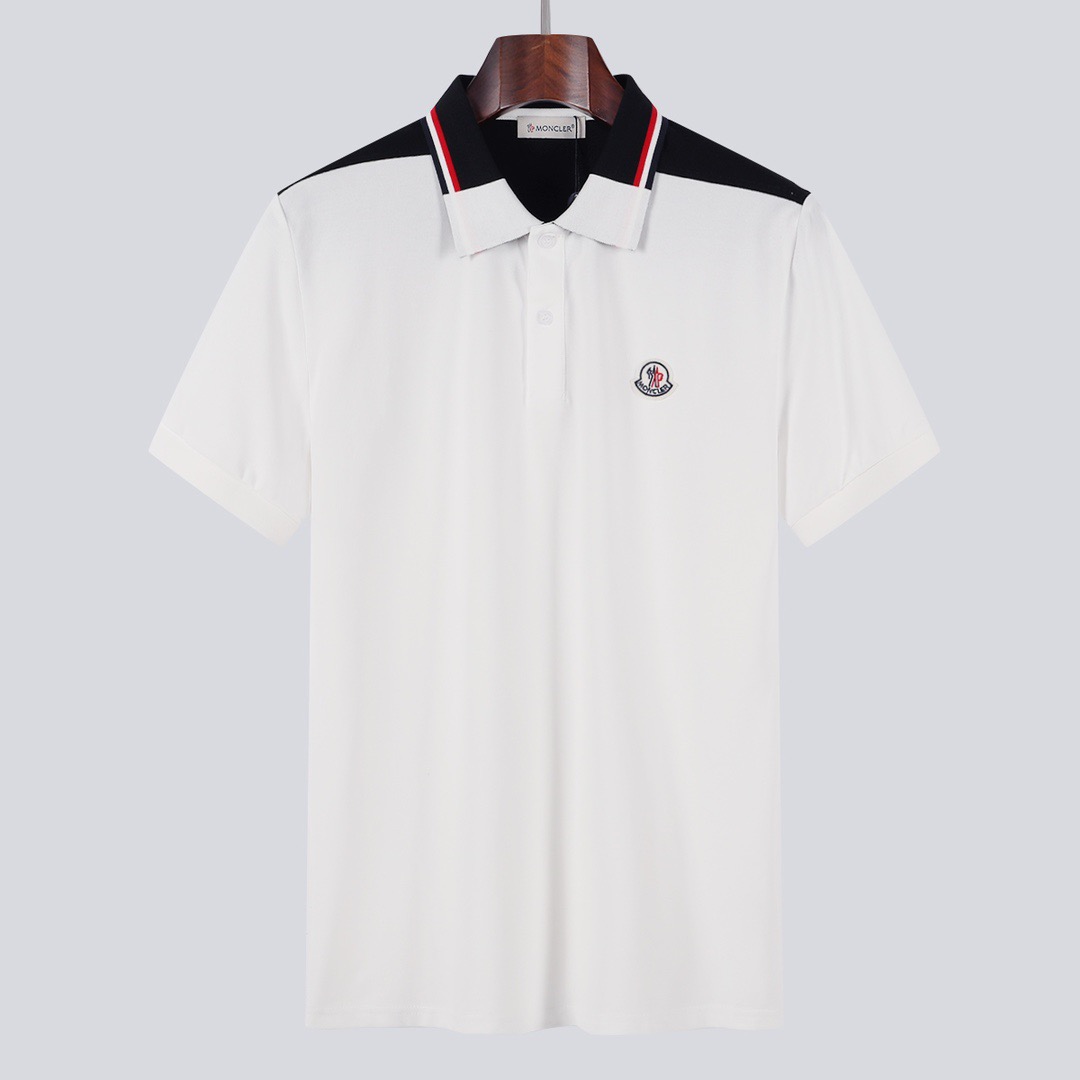 Moncler Short Sleeve Polo Shirts For Men # 271131, cheap Moncler For Men, only $34!