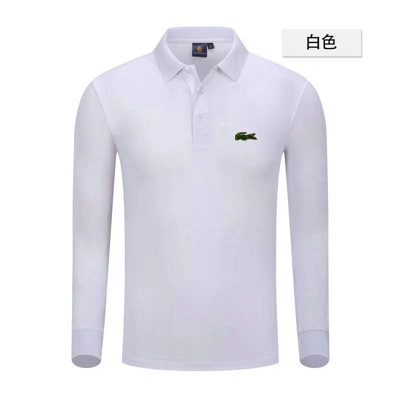 Lacoste Long Sleeve Polo Shirts For Men # 271142, cheap For Men Long Sleeves, only $34!