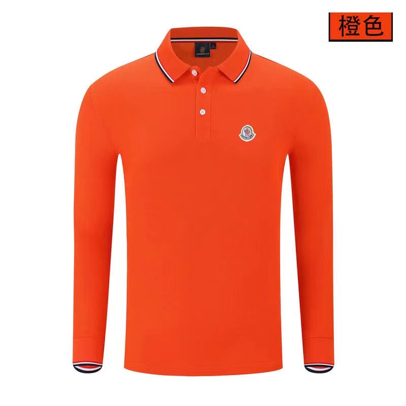 Moncler Long Sleeve Polo Shirts For Men Unisex # 271164, cheap Moncler For Men, only $34!