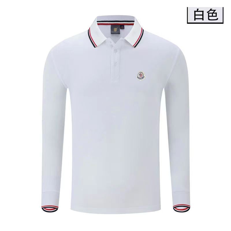 Moncler Long Sleeve Polo Shirts For Men Unisex # 271167, cheap Moncler For Men, only $34!