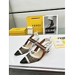 Fendi Colibri Runway Mesh FF Slingback  Sandals For Women # 271331