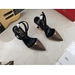 Fendi Colibri Runway FF Slingback Sandals For Women # 271339
