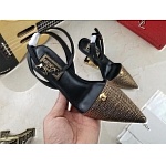 Fendi Colibri Runway FF Slingback Sandals For Women # 271339, cheap Fendi Sandals