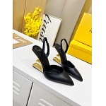 Fendi Colibri Runway FF Slingback Sandals For Women # 271345, cheap Fendi Sandals