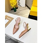 Fendi Colibri Runway Mesh FF Slingback Sandals For Women # 271346, cheap Fendi Sandals