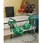 YSL Saint Laurent Tribute Patent Platform Sandals For Women # 271380