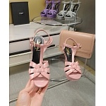 YSL Saint Laurent Tribute Patent Platform Sandals For Women # 271383, cheap YSL Sandals