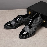 Louis Vuitton Monogram Print Lace Up Shoes For Men # 271526, cheap For Men