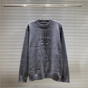 $45.00,Prada Over Size Round Neck Sweaters For Men # 271852
