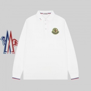 $45.00,Moncler Long Sleeve Polo Shirts For Men # 272544