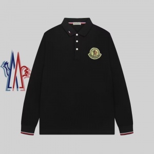 $45.00,Moncler Long Sleeve Polo Shirts For Men # 272546