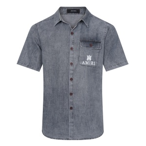 $34.00,Amiri Denim Short Sleeve T Shirts Unisex # 272633