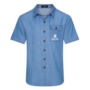 $34.00,Amiri Denim Short Sleeve T Shirts Unisex # 272634