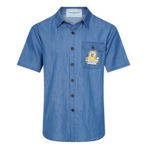$34.00,Casablanca Denim Short Sleeve Shirts Unisex # 272647