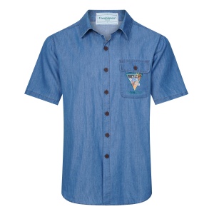 $34.00,Casablanca Denim Short Sleeve Shirts Unisex # 272648