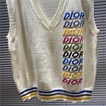 Dior V Neck Vest Sweaters Unisex # 272673, cheap Dior Sweaters