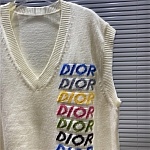 Dior V Neck Vest Sweaters Unisex # 272673, cheap Dior Sweaters