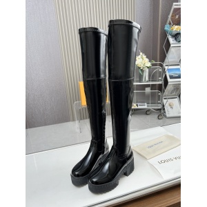 $109.00,Louis Vuitton Knee High Patent Leather Boots For Women # 272807