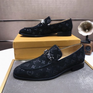 $95.00,Louis Vuitton Cowhide Leather Monogram Printed Loafer For Men # 274315