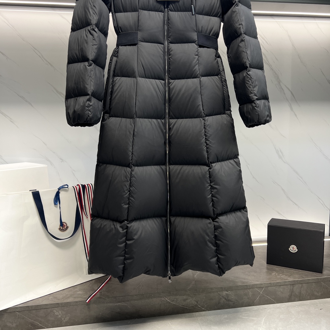Moncler Womens Black Faucon Hooded Quilted Shell Down Coat # 274270, cheap Moncler down Jackets Women, only $199!