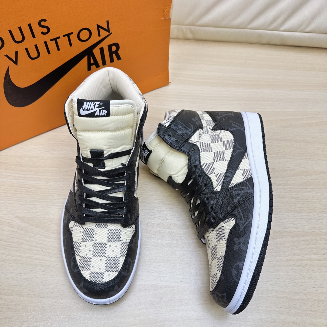 Louis Vuitton x Nike Sneakers Unisex # 274286, cheap LV Leisure Shoes For Men, only $79!
