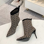 Balmain Knitted Ankle Boots For Women # 272795, cheap Balmain Boots