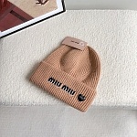 Miumiu Wool Hats Unisex # 273644, cheap Miumiu Wool Hats