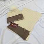 Lora Piana Wool Hats And Scarf Set Unisex # 273663, cheap Loro Piana Wool Hats