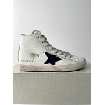 Golden Goose Francy in white suede with black leather star Fleece Lined Sneaker Unisex # 274271