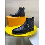 Louis Vuitton Cowhide Leather Boots For Men # 274323, cheap Louis Vuitton Boots