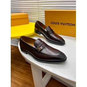 $92.00,Louis Vuitton Cowhide Leather Loafer For Men  # 274359