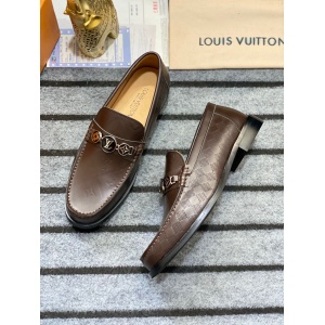 $89.00,Louis Vuitton Cowhide Leather Loafer For Men  # 274403