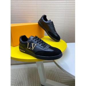$85.00,Louis Vuitton Logo Embroidered Lace Up Sneaker For Men  # 274433