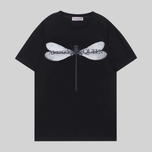 $25.00,Alexander McQueen Short Sleeve T Shirts For Men # 274801
