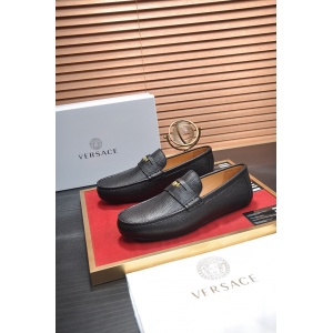 $92.00,Versace Cowhide Leather Loafers For Men # 275012