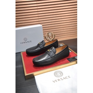 $92.00,Versace Cowhide Leather Loafers For Men # 275013