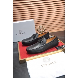 $92.00,Versace Cowhide Leather Loafers For Men # 275023