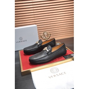 $92.00,Versace Cowhide Leather Loafers For Men # 275027