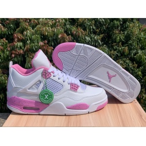 $65.00,Air Jordan 4 Pink Oreo Sneakers Unisex in 275073