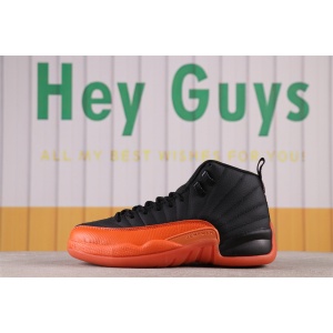 $67.00,Air Jordan 12 Brilliant Orange Sneakers For Men # 275207