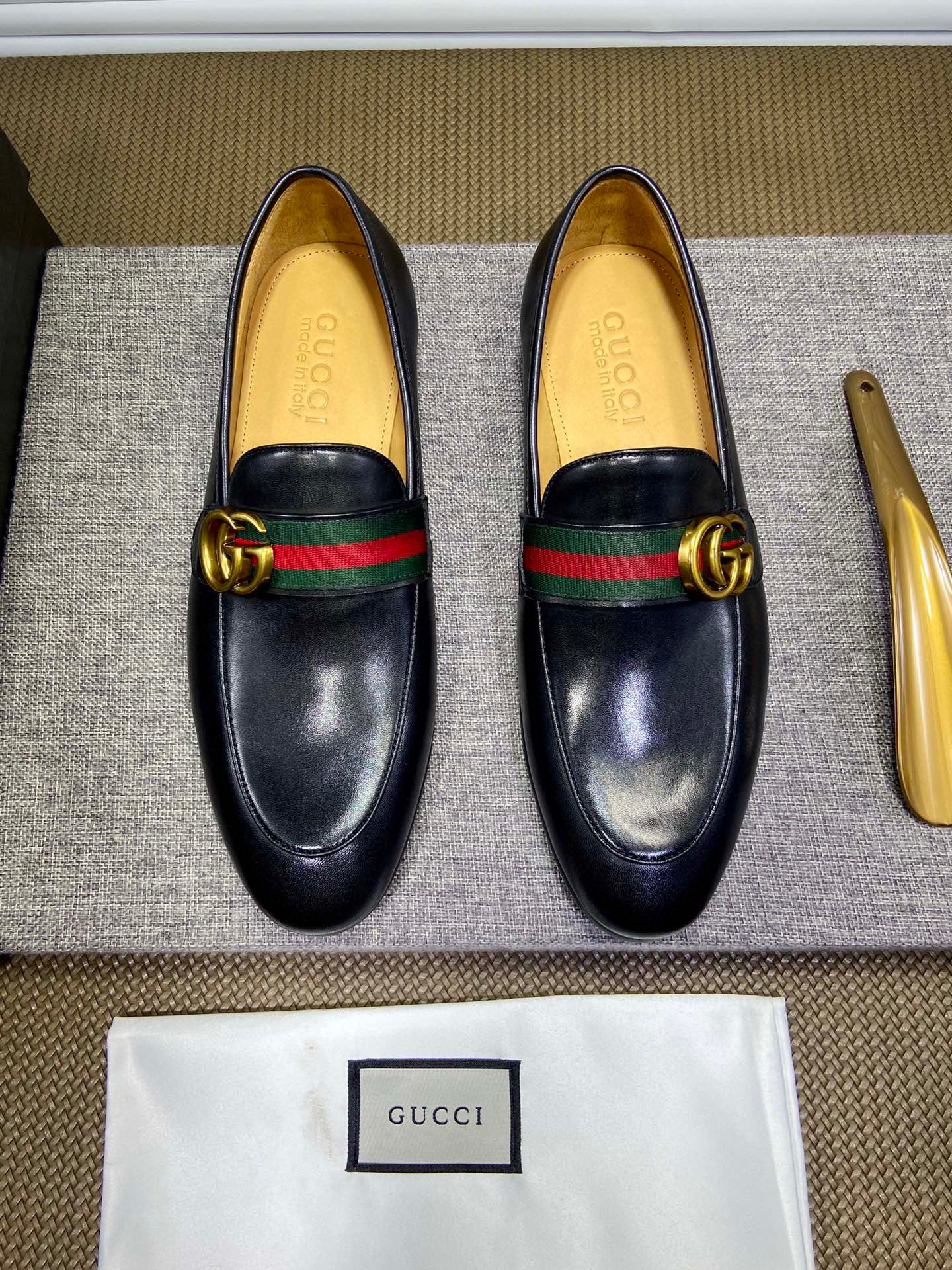 Gucci Cowhide Leather Loafer For Men # 274364, cheap Gucci Dress Shoes For Men, only $92!